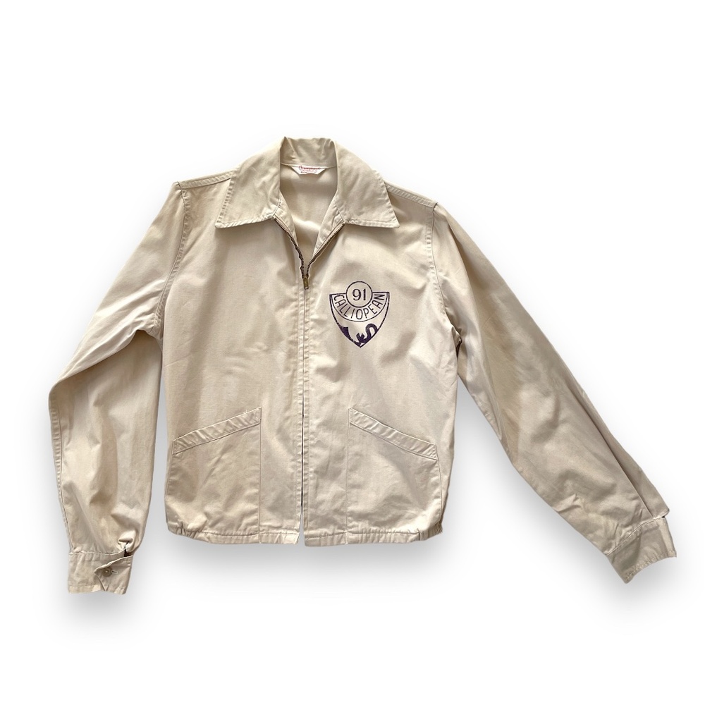 Vintage 1950s Champion Collegiate Calliopean Society Bomber Jacket University